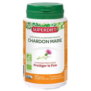 Superdiet Chardon Marie Bio 90 gelules