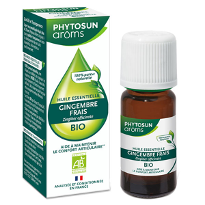 Phytosun Arôms Huile Essentielle Gingembre Frais Bio 5ml