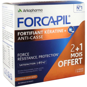 Arkopharma Forcapil Fortifiant Cheveux Keratine + 180 gelules