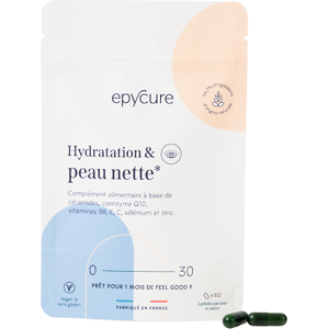 Epycure Peau Cure Hydratation & Peau Nette Beaute et Sante de la Peau 60 gelules