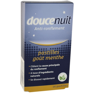 Douce Nuit Anti-Ronflement Pastilles Gout Menthe boite de 16