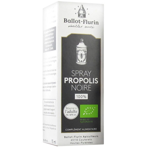 Ballot-Flurin Sante Spray Propolis Noire Avec Alcool 100% Bio 15ml