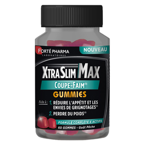 Forte Pharma XtraSlim Max Gummies Coupe Faim 60 Gommes Perte de poids Chrome