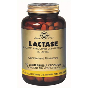 Solgar Lactase 3500 a croquer 30 comprimes