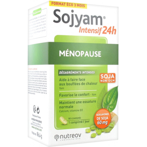 Nutreov Physcience SojYam Intensif 24 h Menopause 90 comprimes