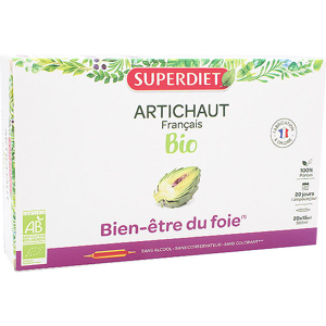 Superdiet Artichaut Bio 20 ampoules