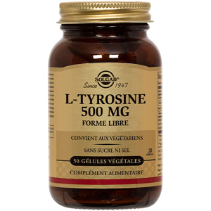 Solgar L-Tyrosine 500mg 50 gelules vegetales