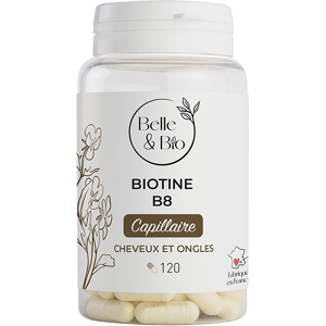 Belle & Bio Cheveux & Ongles Biotine B8 Cure 2 mois 120 gelules