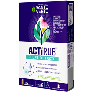 Sante Verte ActiRub 15 comprimes