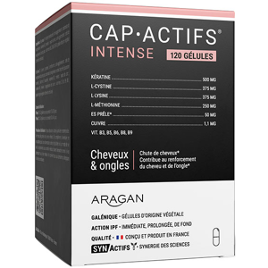 Aragan - Synactifs - Capactifs® Intense - Cheveux & ongles ? Keratine - 120 gelules