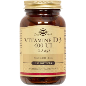 Solgar Vitamine D3 250 softgels