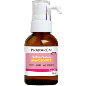 Pranarom PranaBb Huile Massage Amande Douce Bio 30ml