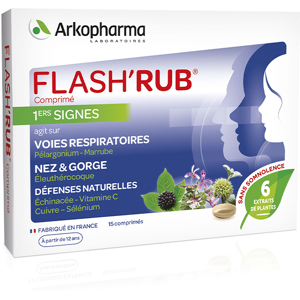 Arkopharma Flash'Rub 1ers Signes 15 comprimes