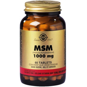 Solgar MSM 1000mg 60 comprimes