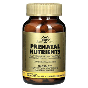 Solgar Prenatal Nutrients 120 comprimes