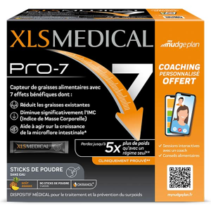 XLS MEDICAL PRO 7 COACHING PERSONNALISÉ OFFERT - Perte de poids 60 sticks