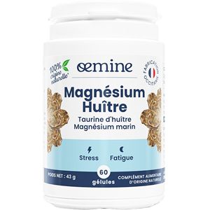 Oemine Magnesium Huître Stress et Fatigue 60 gelules