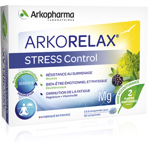 Arkopharma Arkorelax Stress Control Magnesium Vitamine B6 30 comprimes