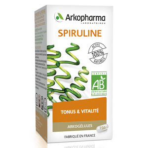 Arkopharma Arkogélules Spiruline Bio 150 gélules - Publicité