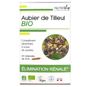 Nutrivie Aubier de Tilleul Bio 20 ampoules - Publicité