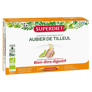 Superdiet Aubier de Tilleul Bio 20 ampoules - Publicité