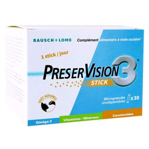 Bausch & Lomb Preservision 3 30 sticks - Publicité