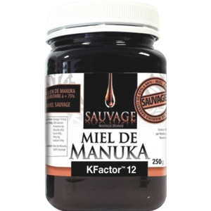 Miel de Manuka Sauvage KFactor 12 250g