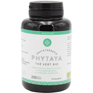 Phytaya Minceur Thé Vert Bio 200 gélules