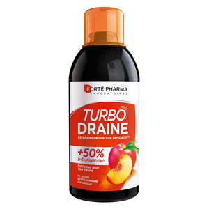 Forté Pharma TurboDraine Thé Pêche Draineur Minceur Elimination 500mL