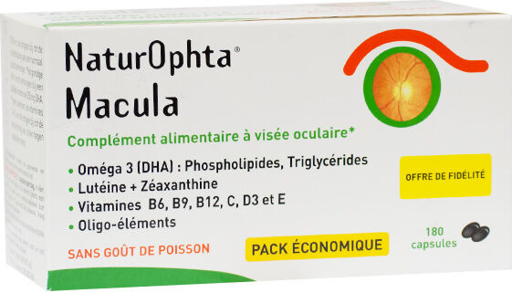 Horus Pharma NaturOphta Macula 180 capsules 3 mois