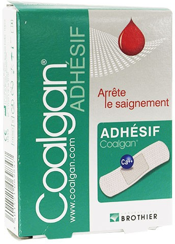 Brothier Coalgan Adhésif 12 pansements 6 x (72x25mm) + 6 x (72x35mm)