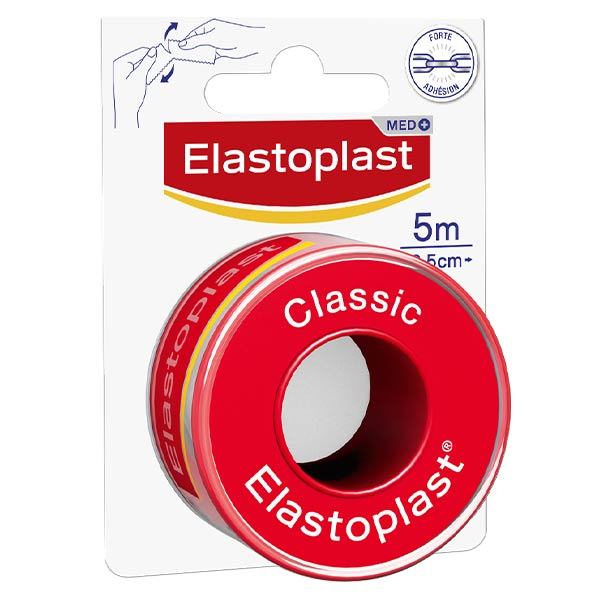 Elastoplast Premiers Secours Sparadrap Classic 5m x 2,5cm