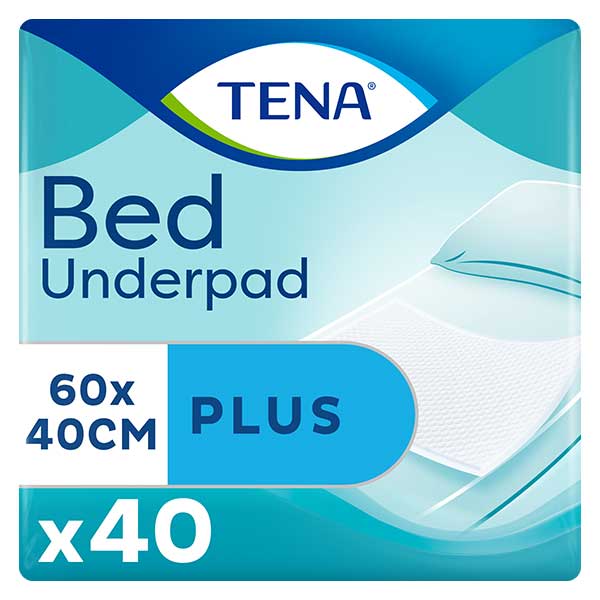 TENA Bed Underpad Alèse Plus 40 x 60cm 40 unités