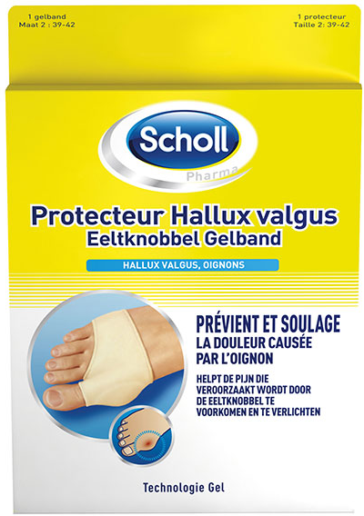 Scholl Protecteur Hallux Valgus Oignons Taille 39-42