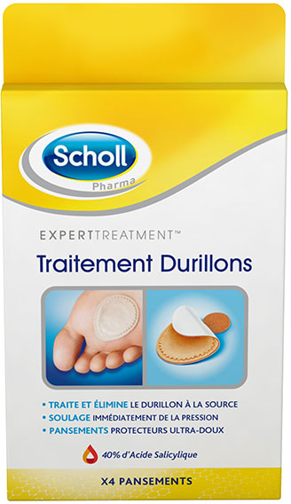 Scholl Expert Treatment Pansement Durillons Coricides 4 unités