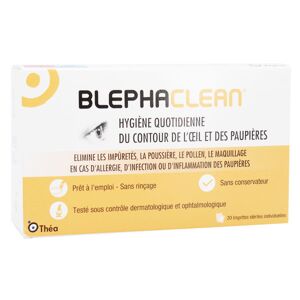 Théa Blephaclean Compresses Stériles 20 unités - Publicité