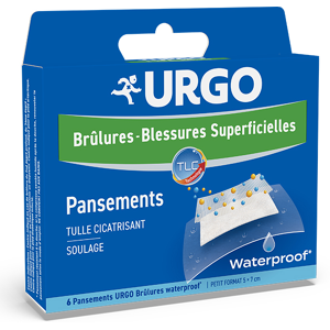 Urgo Premiers Soins Brûlures Blessures Superficielles Pansements Waterproof 5 x