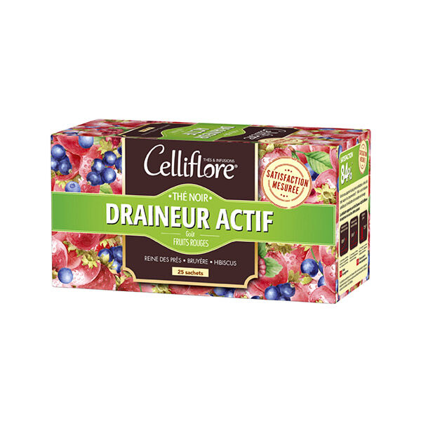Celliflore Thé Noir Draineur Actif 25 sachets