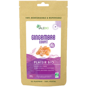 Valebio Gingembre Confit Bio 180g