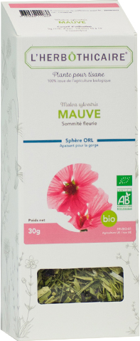 L Herbothicaire L'Herbôthicaire Tisane Mauve Bio 30g