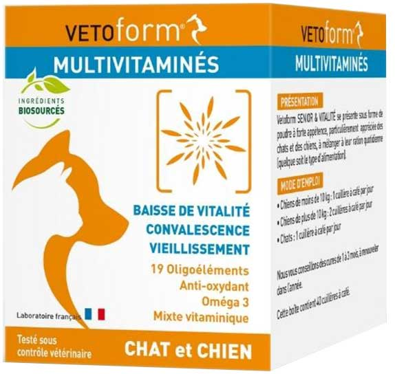 Vetoform Chien Sénior Poudre Orale 100g