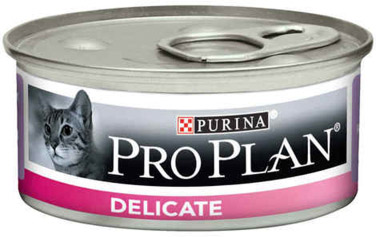 Purina Proplan Delicate Chat 1 unité 85g Saveur Dinde