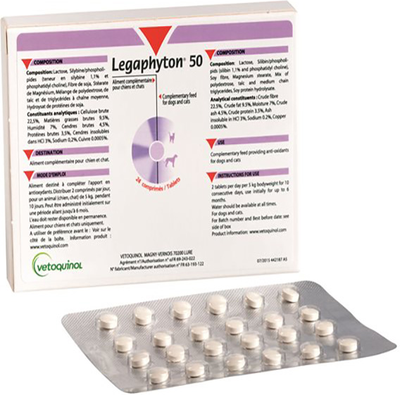 Vetoquinol Legaphyton NF 50 24 comprimés