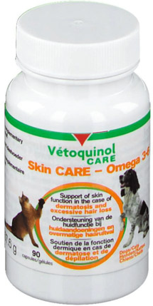 Vetoquinol Care Omega 3-6 - Boîte de 90 capsules