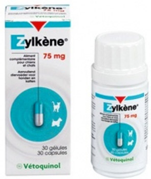 Vetoquinol Zylkene Chien et Chat 75mg 30 gélules