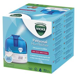 Vicks Humidificateur Personnel Vul505 - Boîte 1 humidificateur + 1 tablette VapoPads - Publicité