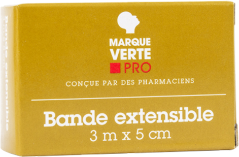 Marque Verte Bande Extensible Sous Cello 3m x 5cm 1 Unité