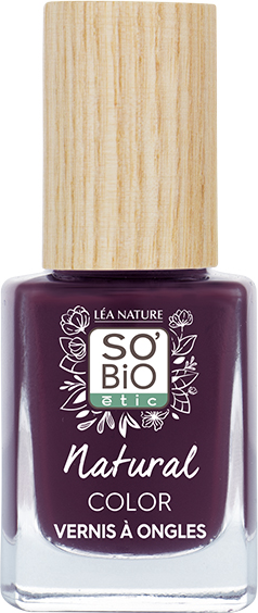 Léa Nature SO BiO étic So'Bio Étic Natural Color Vernis à Ongles N°55 Prune Noir 11ml