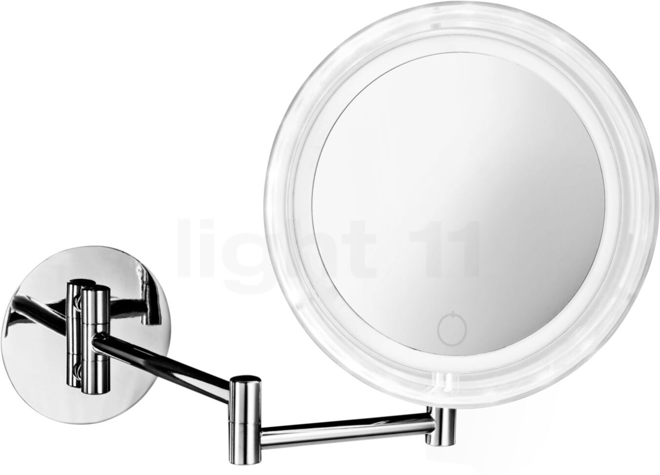 Decor Walther BS 17 Touch Miroir de maquillage mural LED, chrome brillant Decor Walther BS 17 Touch Miroir de maquillage mural LED, chrome brillant