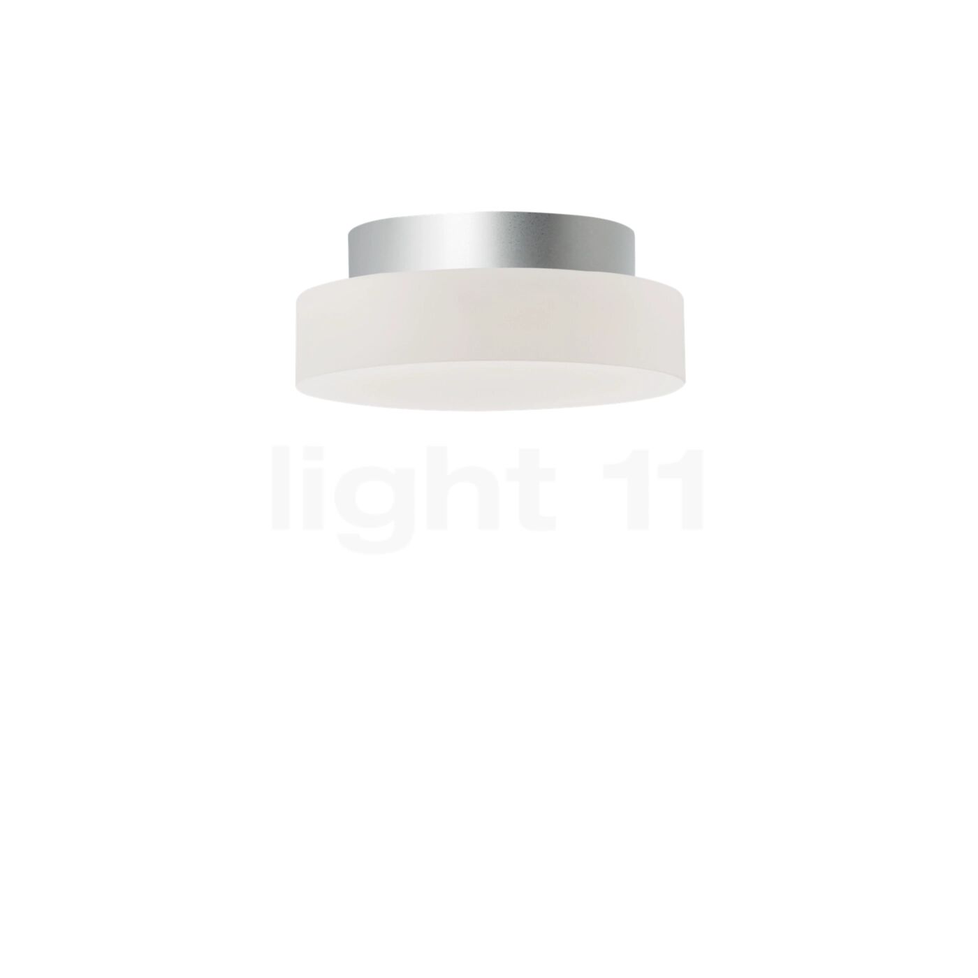Top Light Allround Flat Plafonnier LED, chrome mat - ø12 cm - ip20